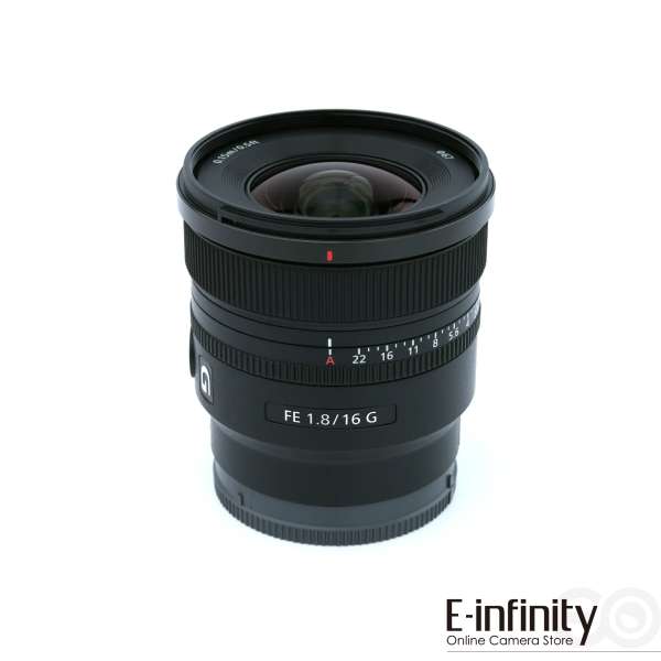 Buy Sony FE 16mm f/1.8 G Lens (SEL16F18G) - E-Infinity
