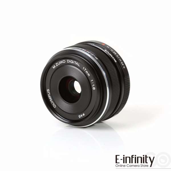 Buy Olympus M.ZUIKO Digital 17mm f/1.8 Lens (Black) - E-Infinity