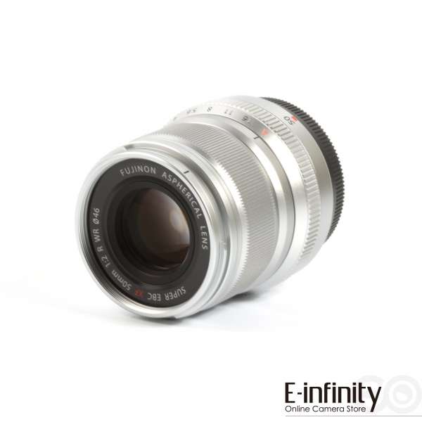 Fujifilm XF 50mm f/2 R WR Lens (Silver)