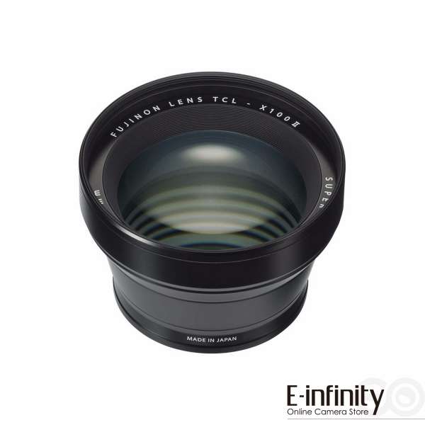 Fujifilm TCL-X100 II Tele Conversion Lens for X100F (Black)