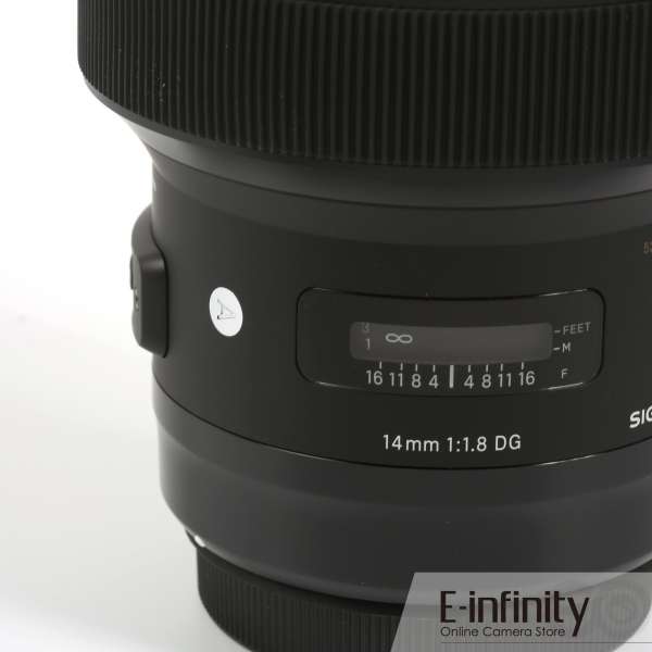 Buy Sigma 14mm f/1.8 DG HSM Art Lens for Sony E - E-Infinity
