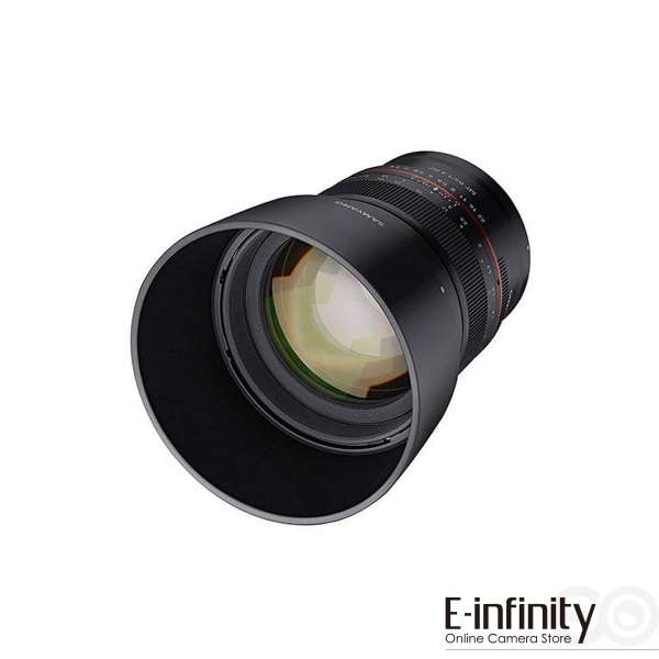 Lente Samyang MF 85mm f/1.4 para Canon RF