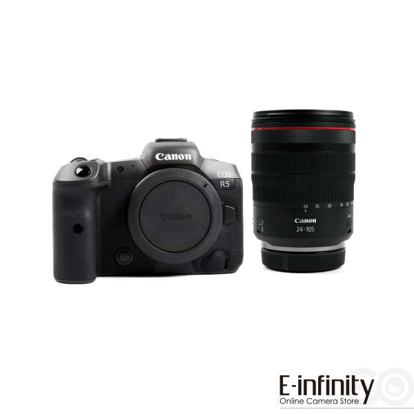Canon EOS R5 Mirrorless Digital Camera with 24-105mm f/4L Lens