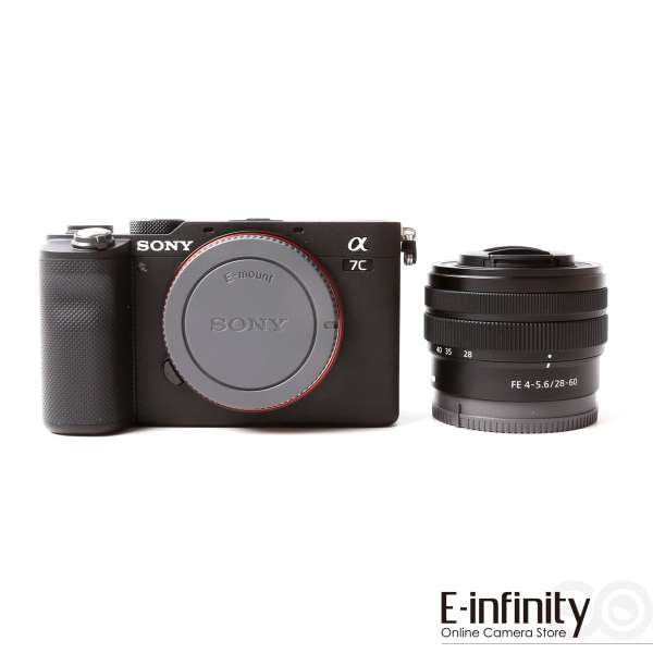 Sony Alpha a7C Mirrorless Digital Camera with 28-60mm Lens (Black)