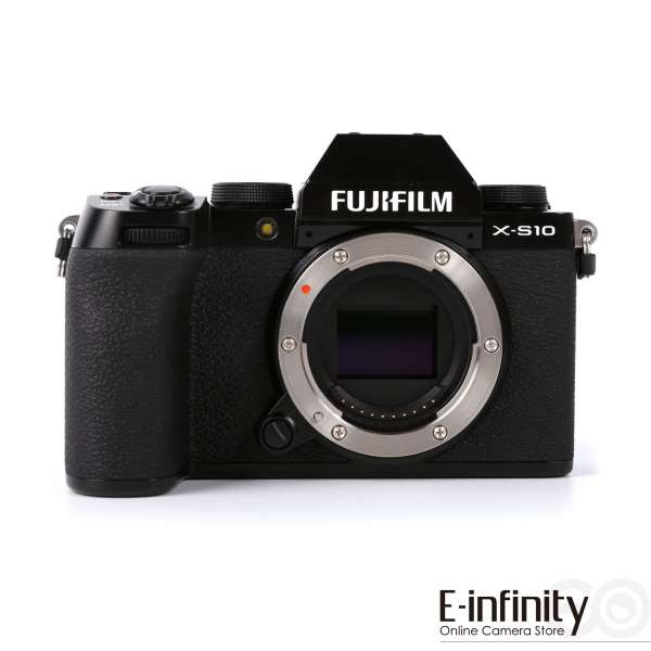 Fujifilm X-S10 Mirrorless Digital Camera Body Only (Black)