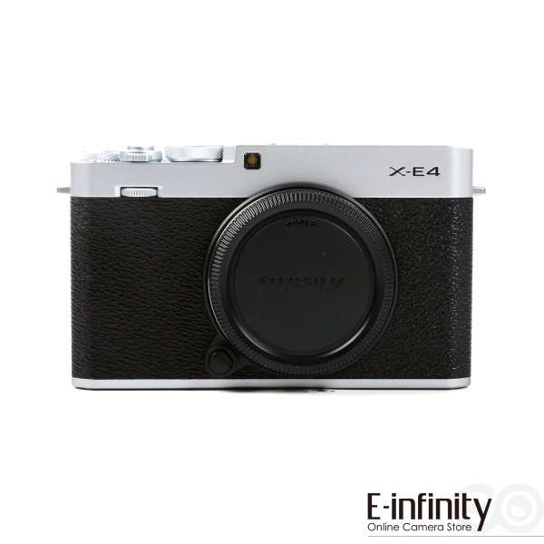 Fujifilm X-E4 Mirrorless Digital Camera Body Only (Silver)