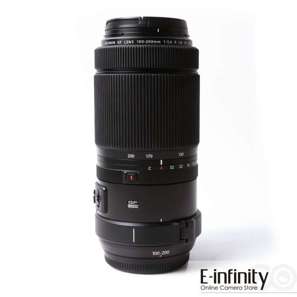 Fujifilm GF 100-200mm f/5.6 R LM OIS WR Lens (Black)