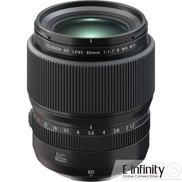 Fujifilm GF 80mm f/1.7 R WR Lens