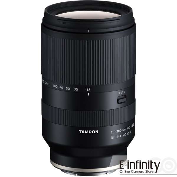 Tamron 18-300 mm f/3,5-6,3 Di III-A VC VXD Objektiv für Sony E Mount (B061S)