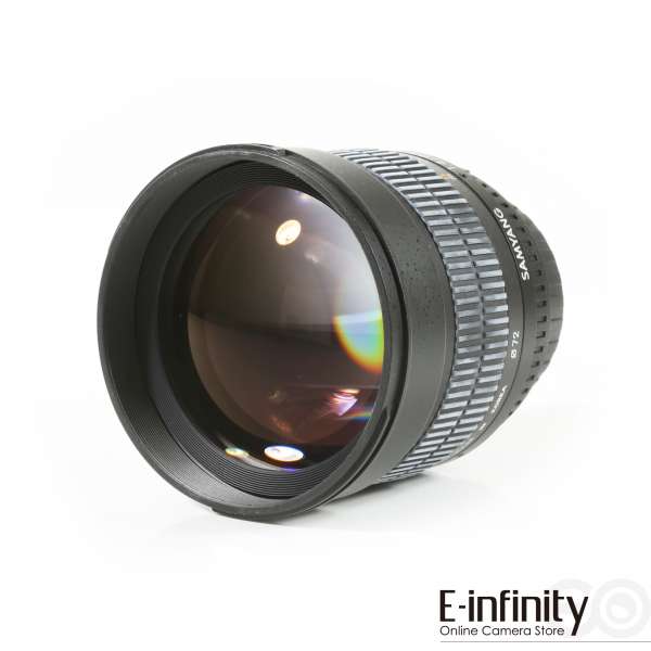 Samyang AE 85mm F1.4 Aspherical Ultra Multi-Coating Lens għal Nikon